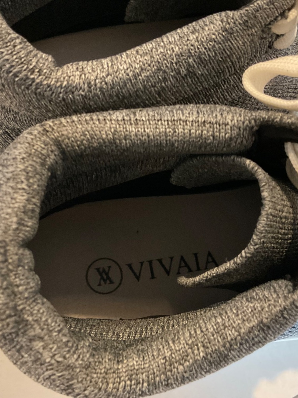 VIVAIA High-Top Knit Sneaker Grey Size EU 39 - Picture 5 of 9